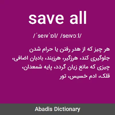 معنی save all